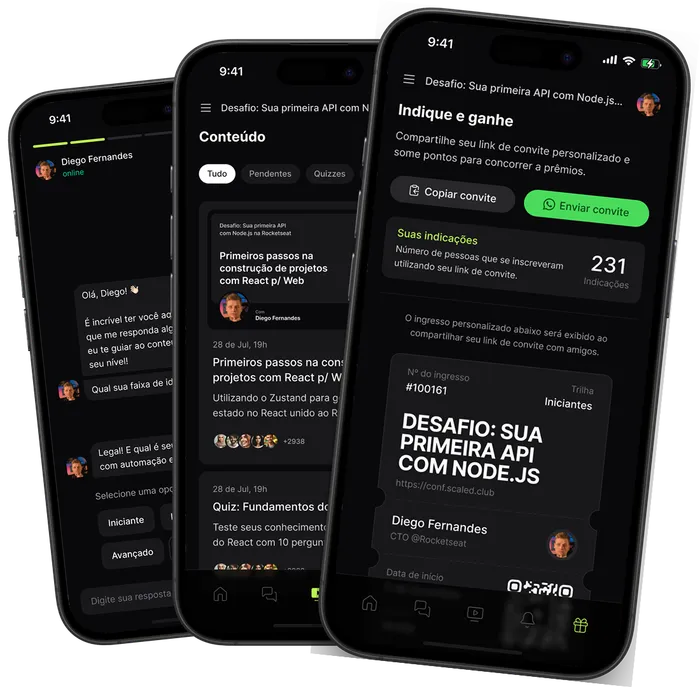 Scaled Club - Plataforma para gestão de eventos digitais
